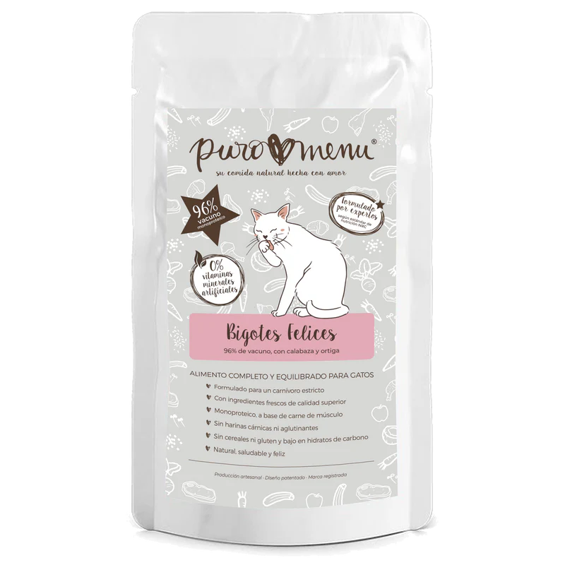 PuroMenu Bigotes Felices (Vacuno) 100g