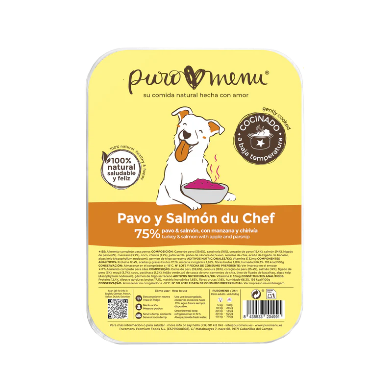 PuroMenu Pavo y Salmón du Chef