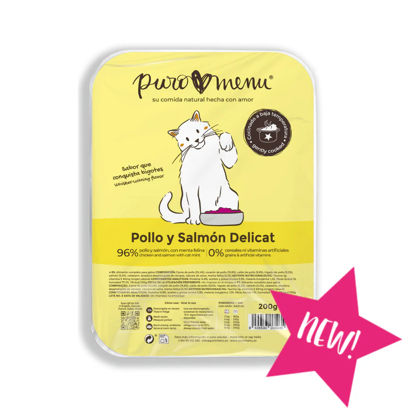 PuroMenu Pollo y Salmón Delicat